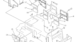 Крышка 421-Z90-1111  Komatsu