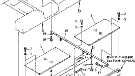 Крышка 21T-919-5290  Komatsu