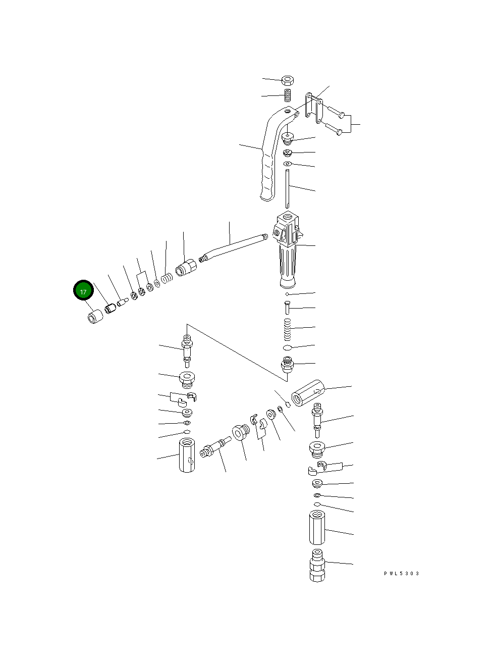 Крышка YU702449 Komatsu