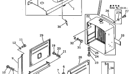 Капот 234-54-13610 Komatsu