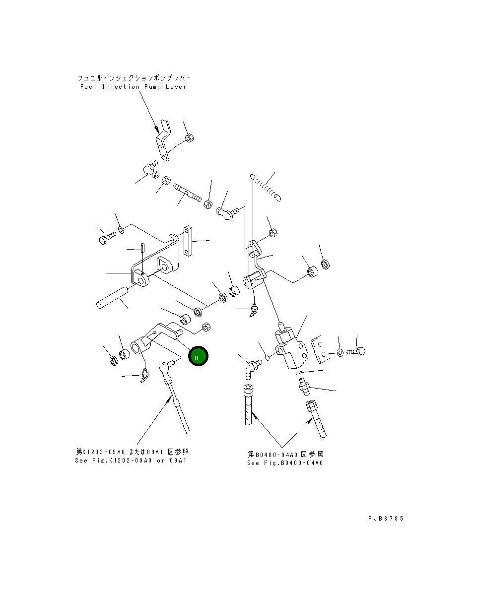 Рычаг 21T-43-72120 Komatsu