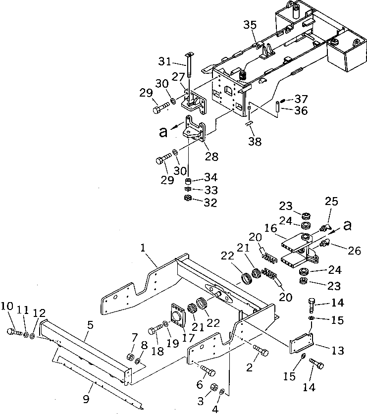 Крышка 273-46-12310 Komatsu