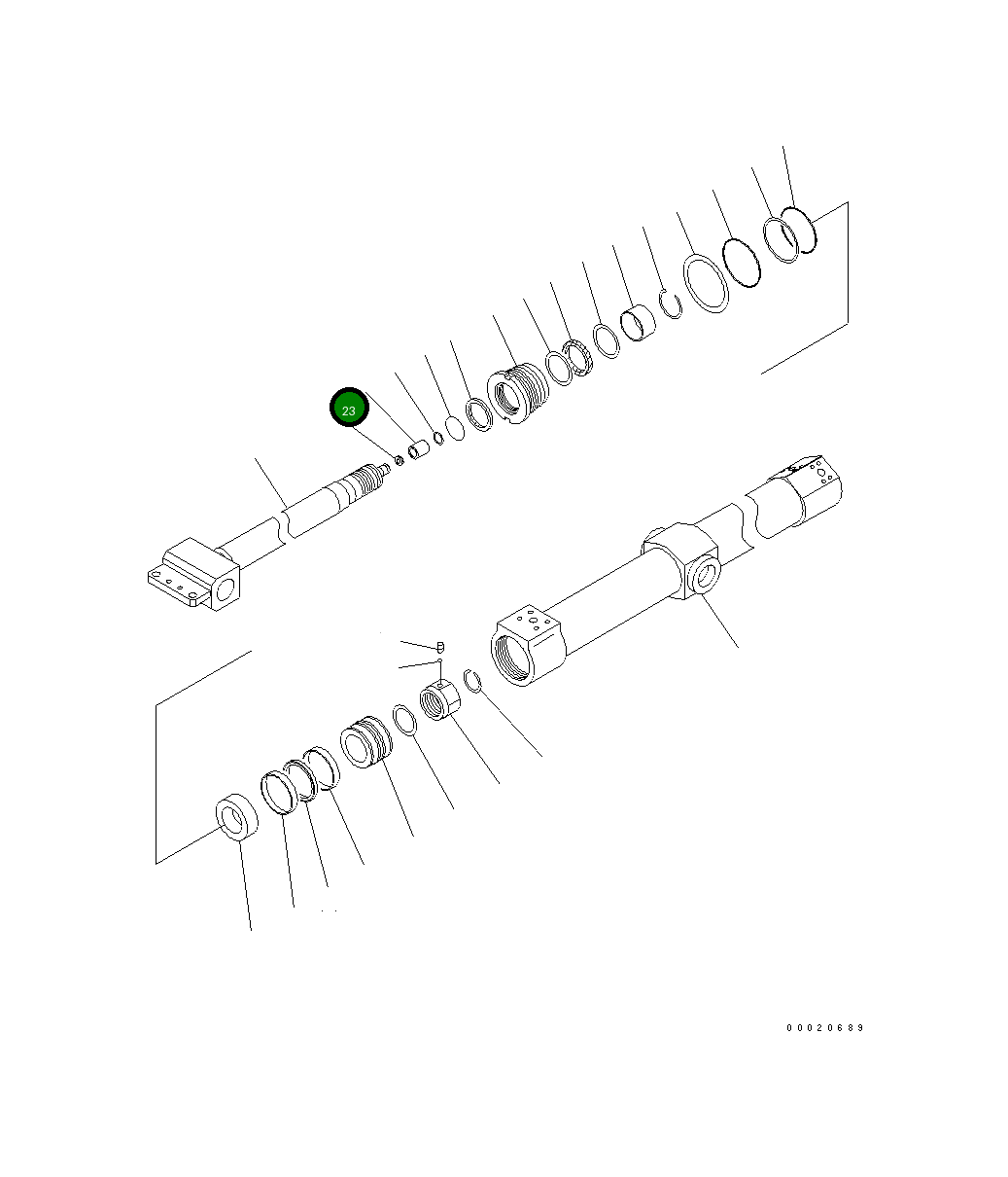 Подшипник KBB6551-40002  Komatsu
