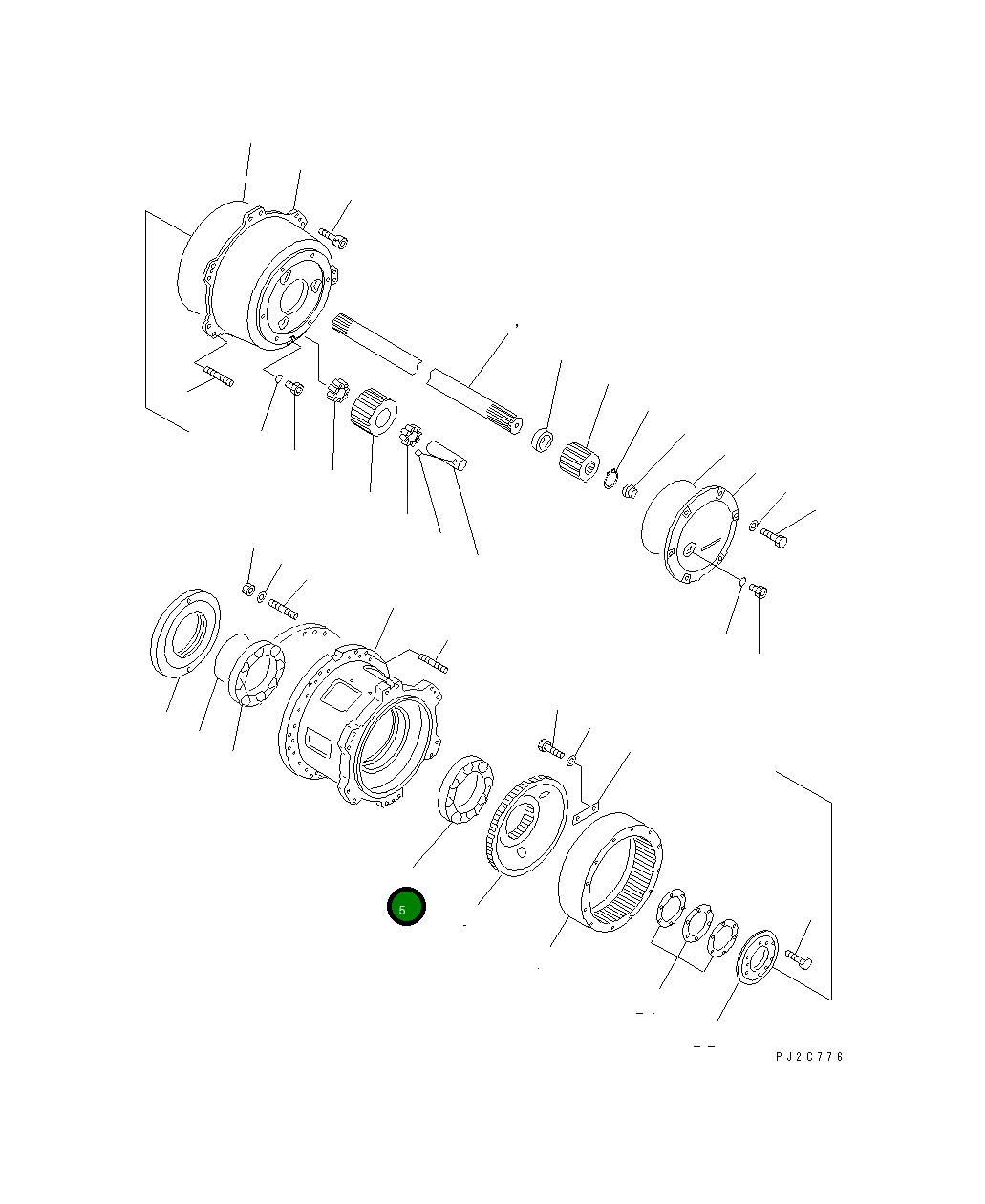 Подшипник 06000-32032 Komatsu