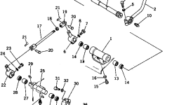 Рычаг 198-43-15340 Komatsu