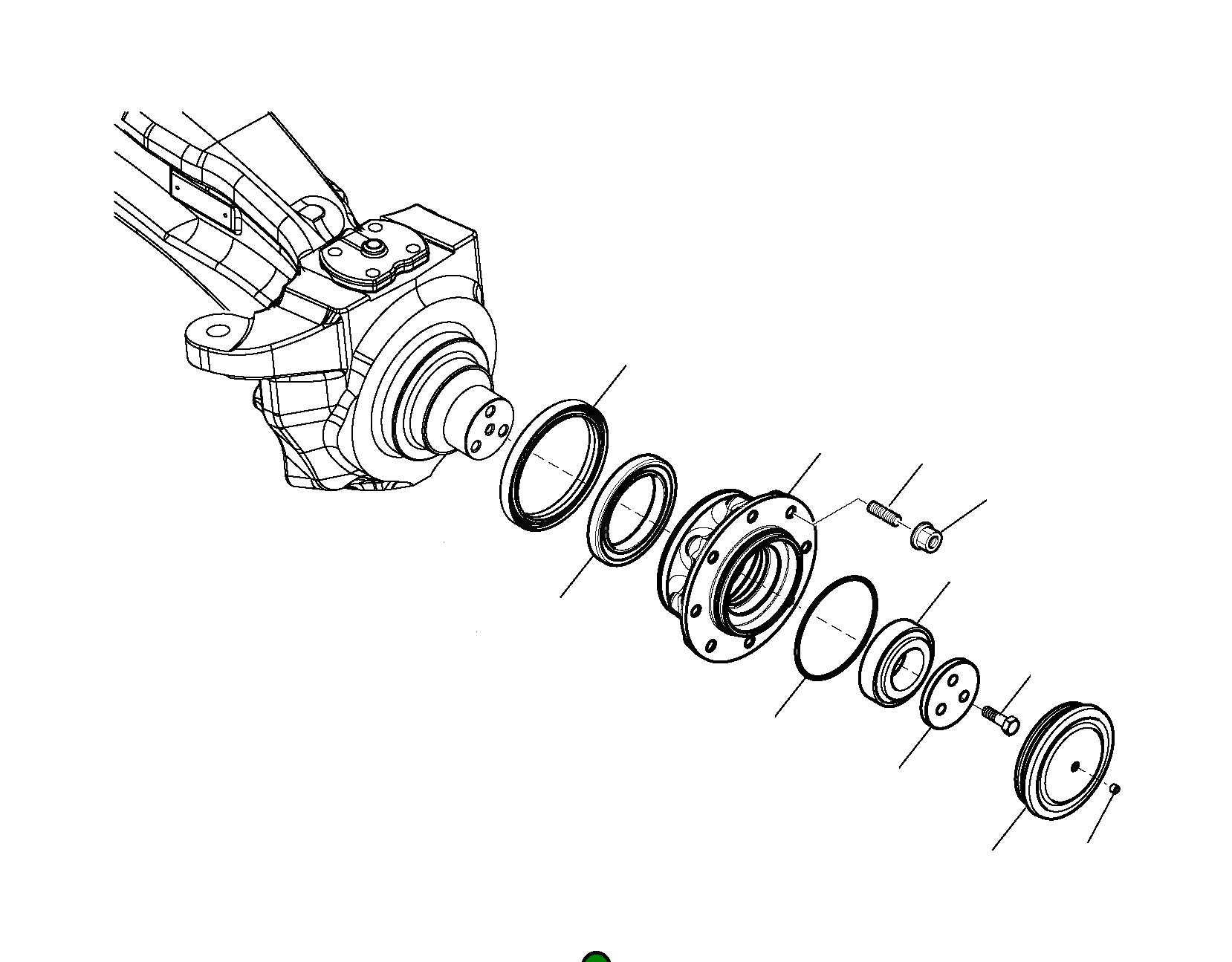 Подшипник CA0134293 Komatsu