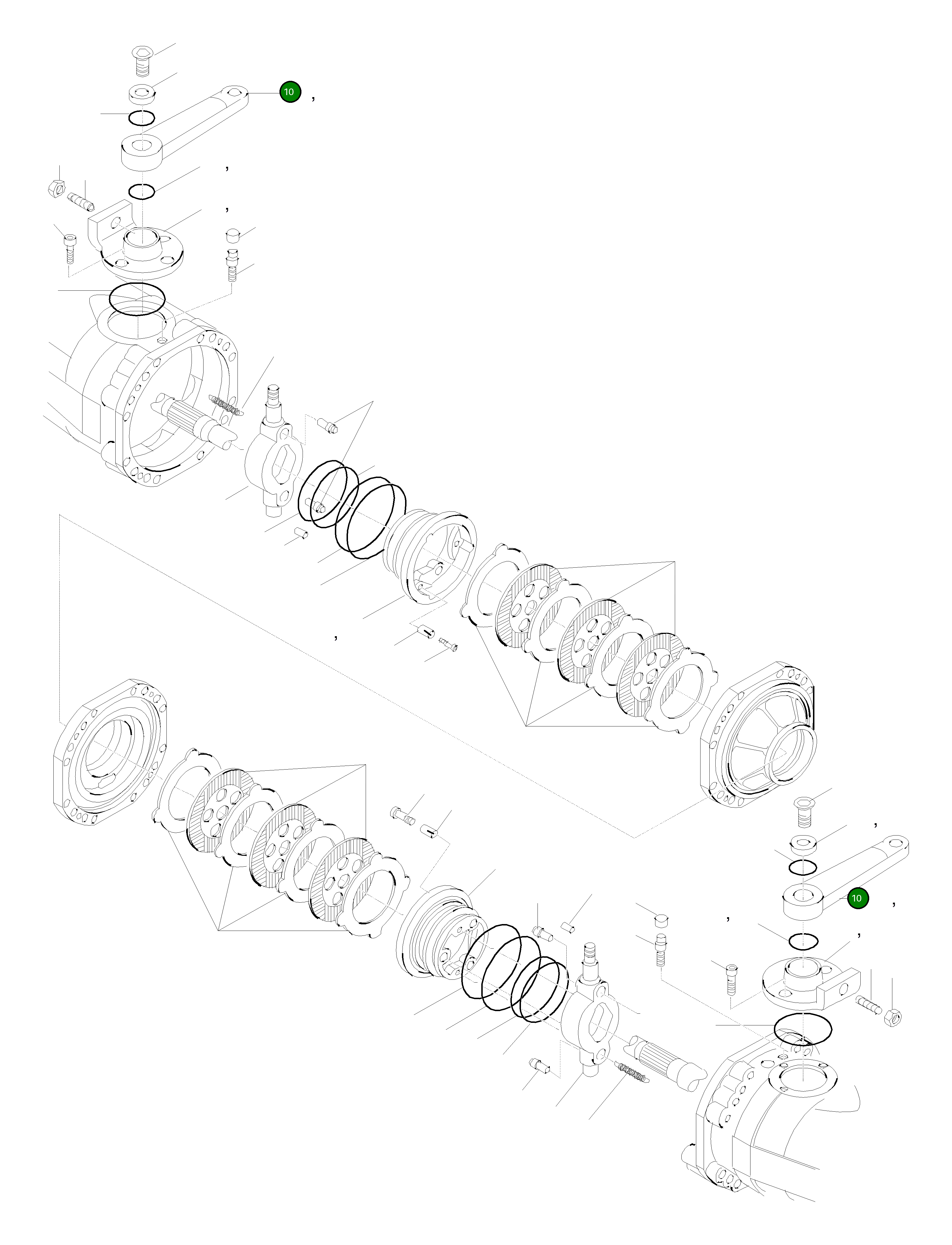 Рычаг 42U-23-H0P73 Komatsu