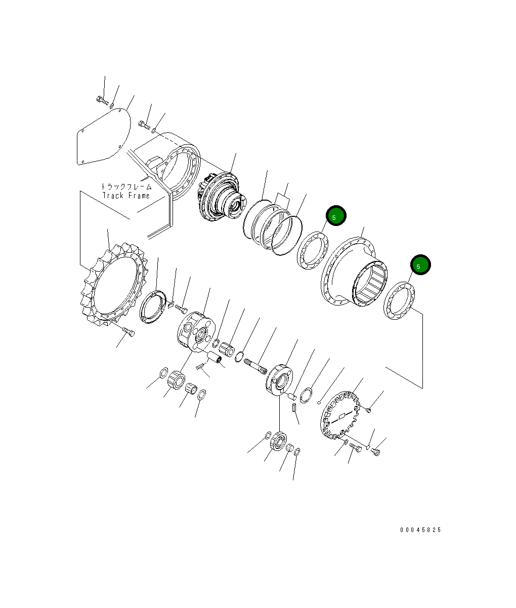 Подшипник 20Y-27-41260 Komatsu