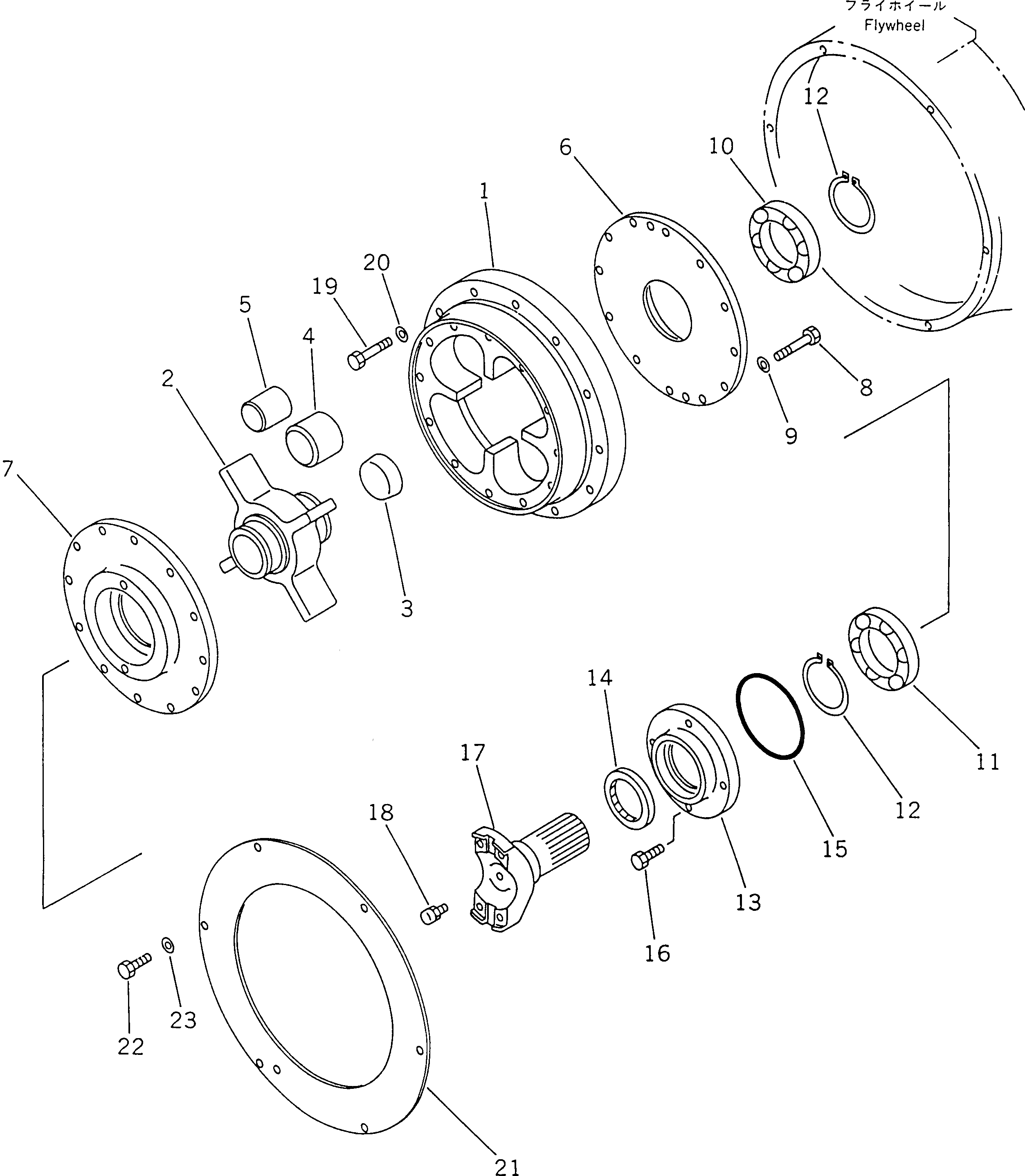 Крышка 421-12-12782  Komatsu
