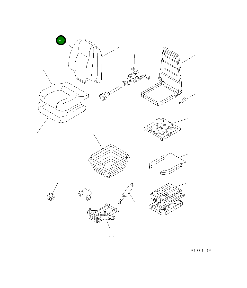 Крышка AS183677 Komatsu