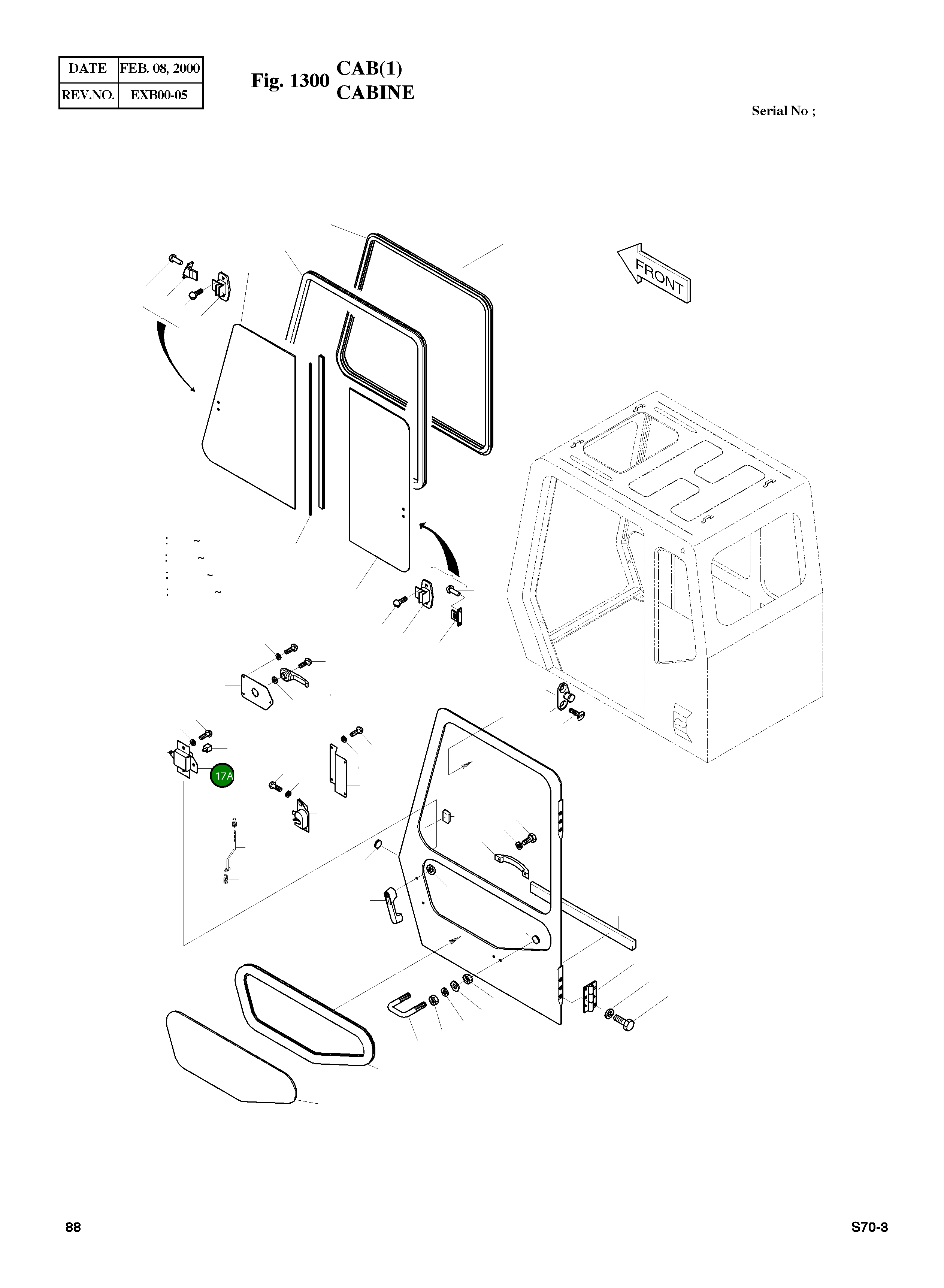 Рычаг 2133-1857 Komatsu