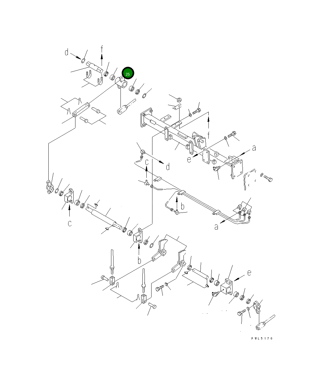 Рычаг 154-43-41230 Komatsu