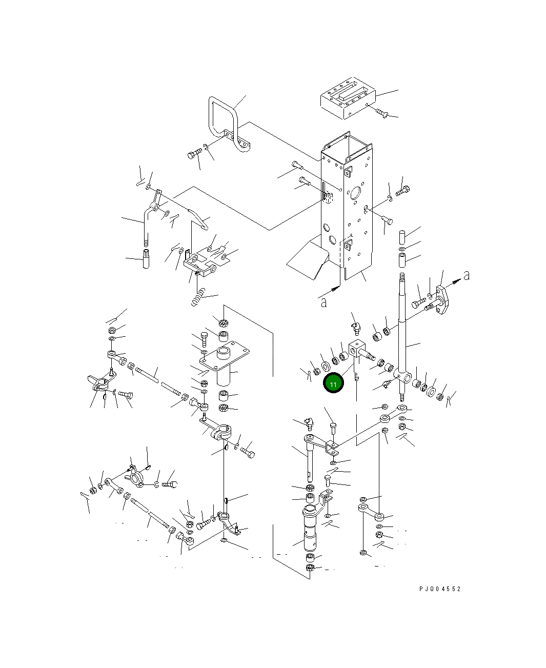 Рычаг 175-43-41151 Komatsu
