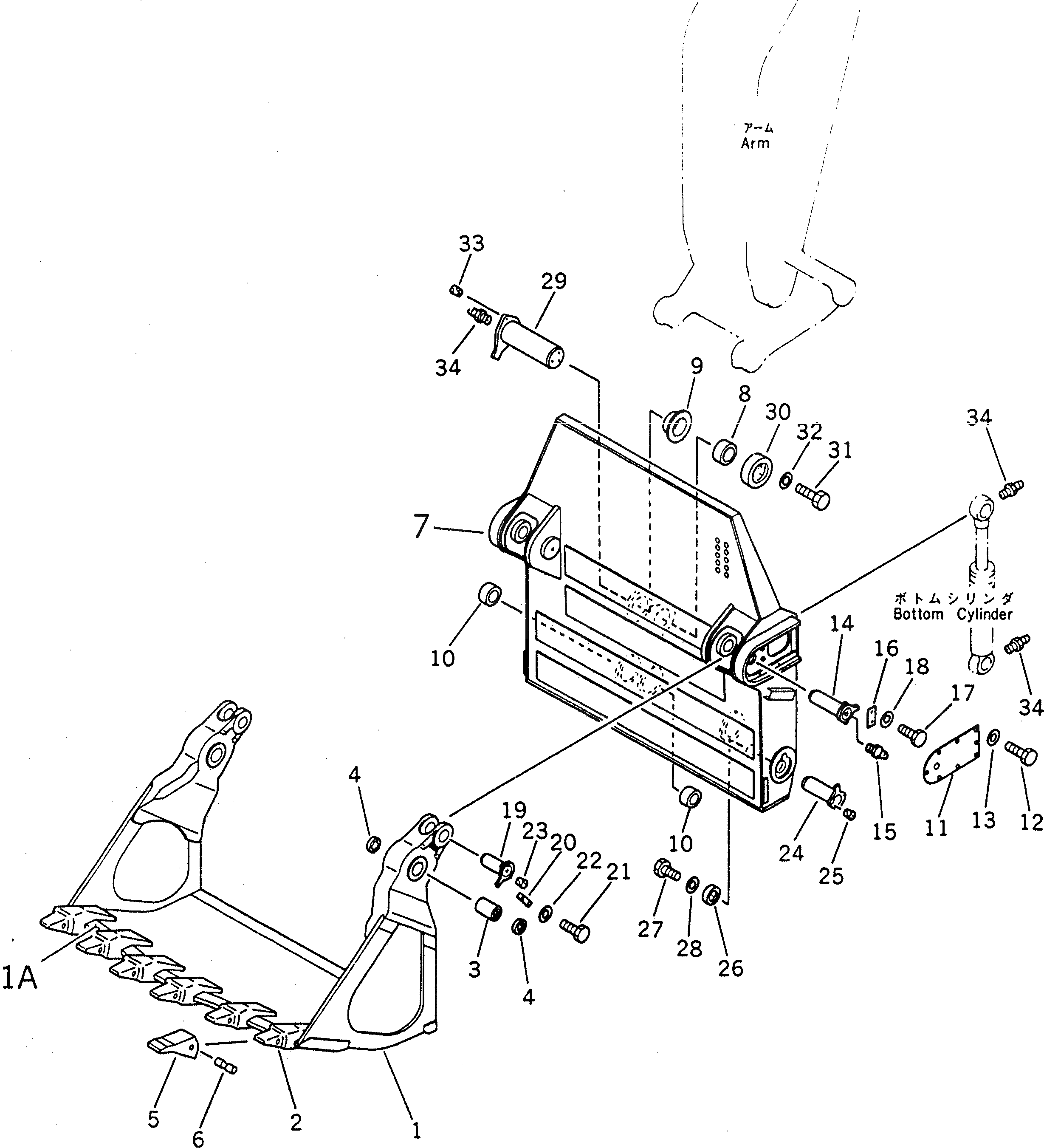 Крышка 21T-72-74360 Komatsu