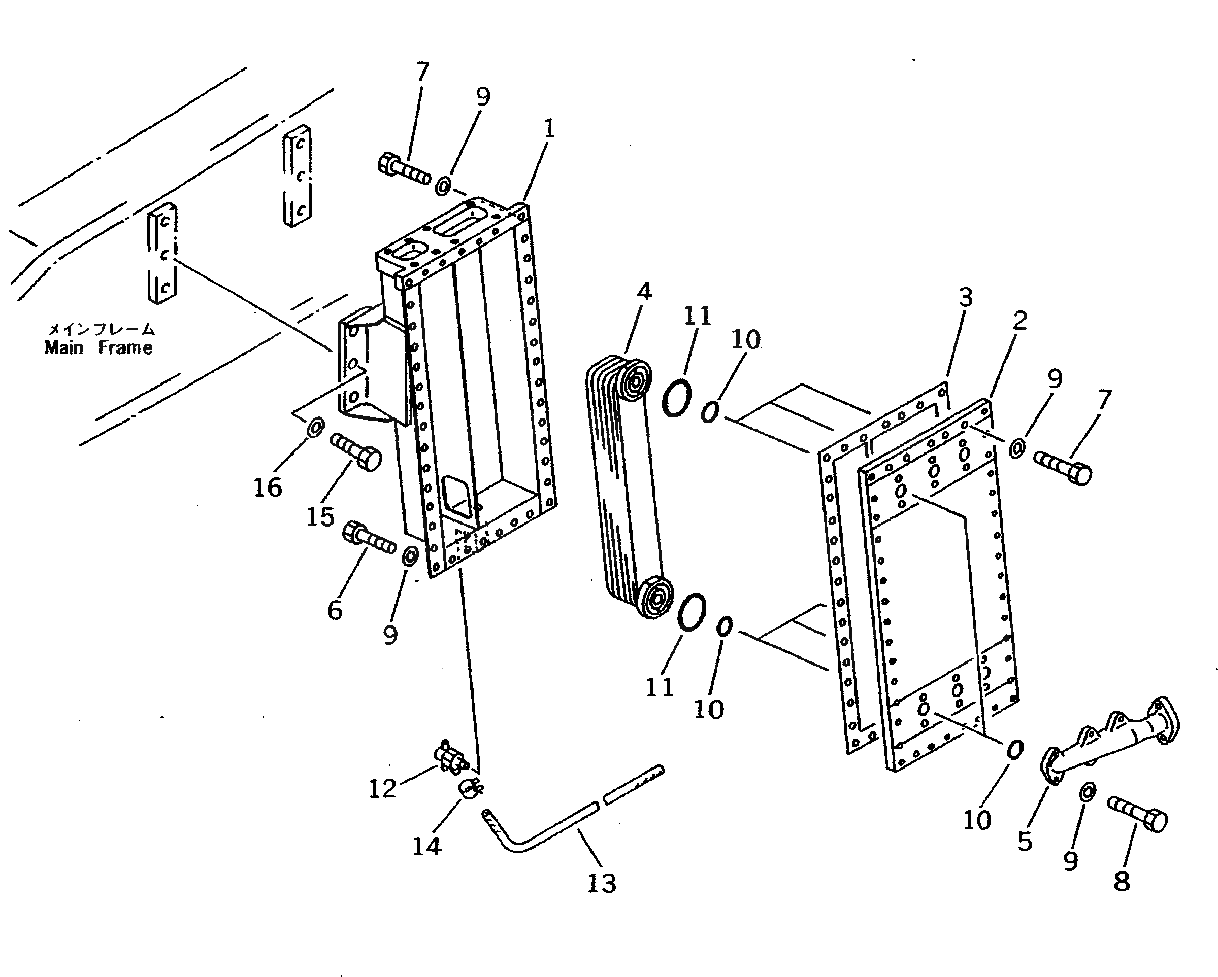 Крышка 17M-03-25120 Komatsu