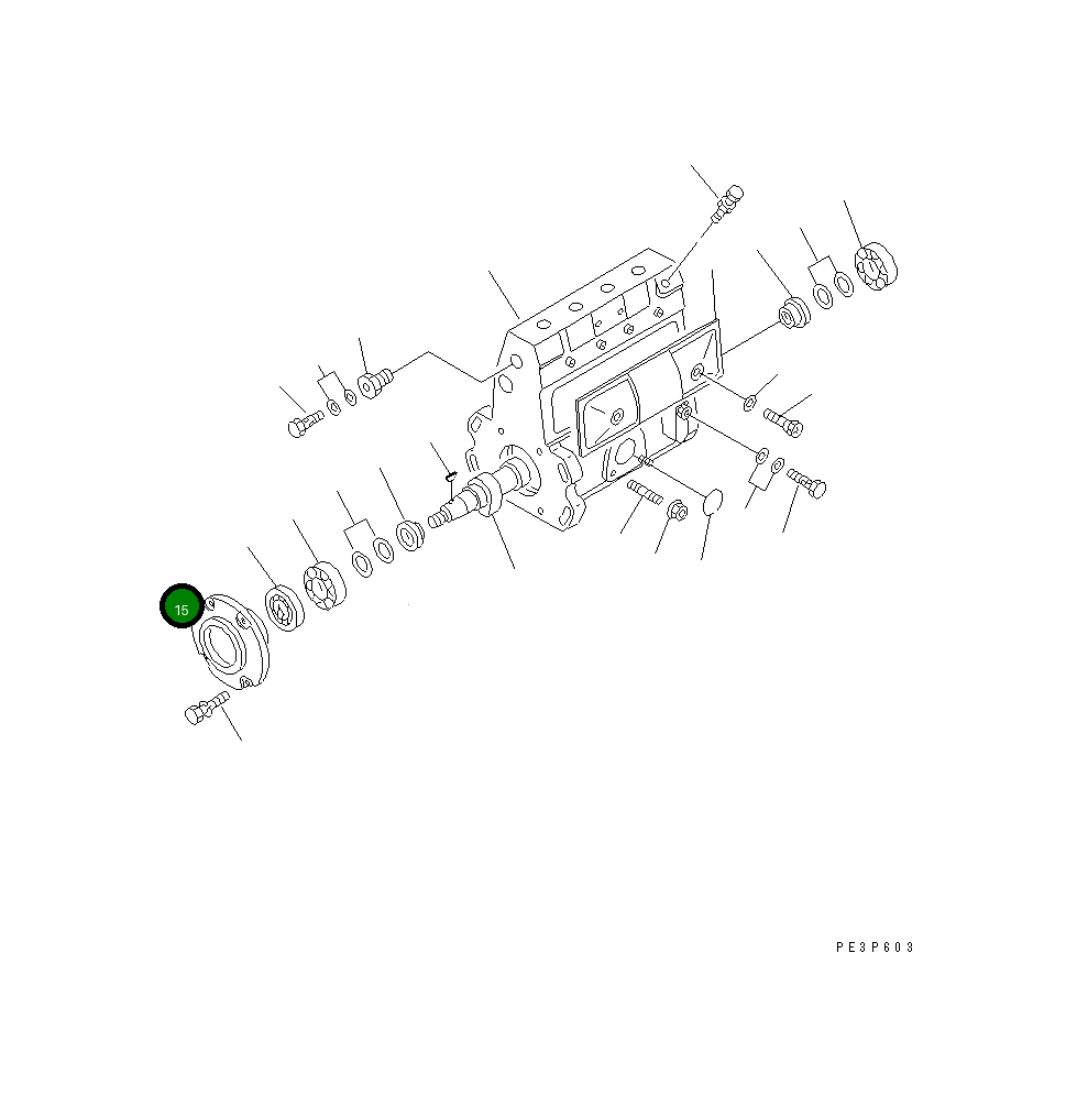 Крышка DK131330-2200 Komatsu