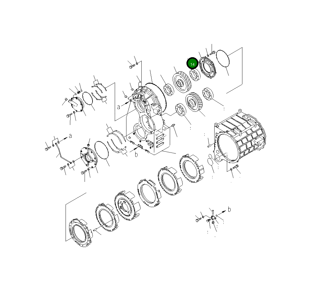Подшипник 426-15-43380 Komatsu