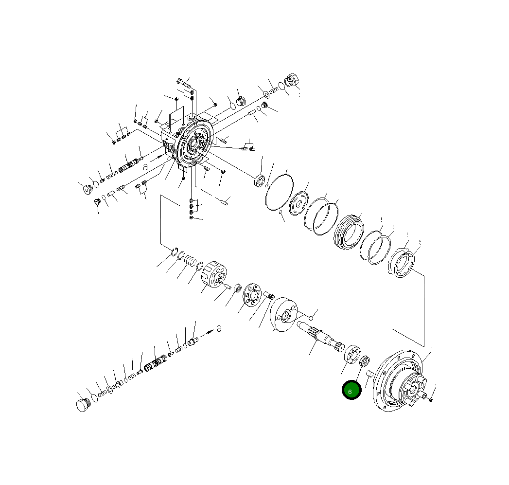 Подшипник FU16004 Komatsu