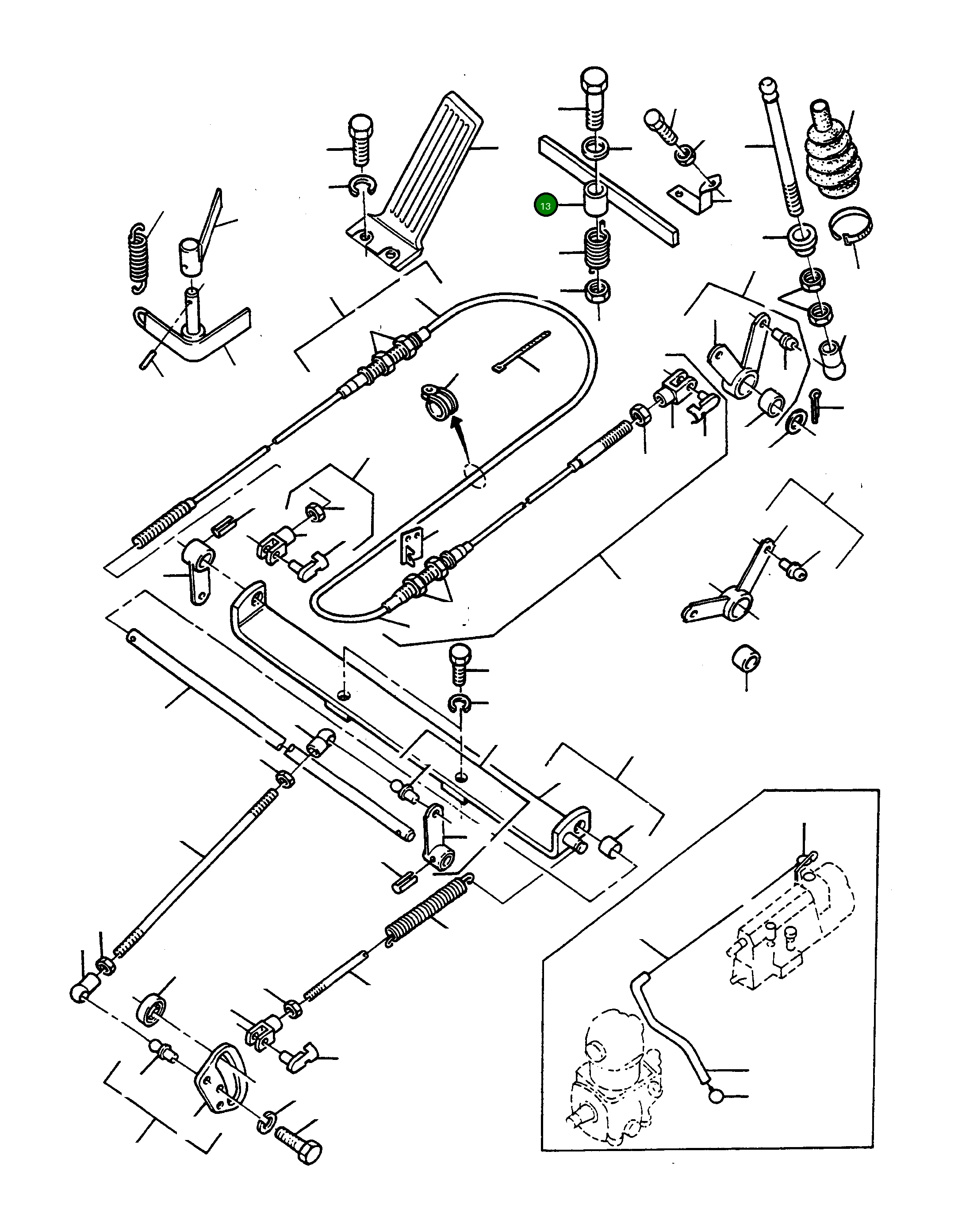 Рычаг 2951203M91 Komatsu