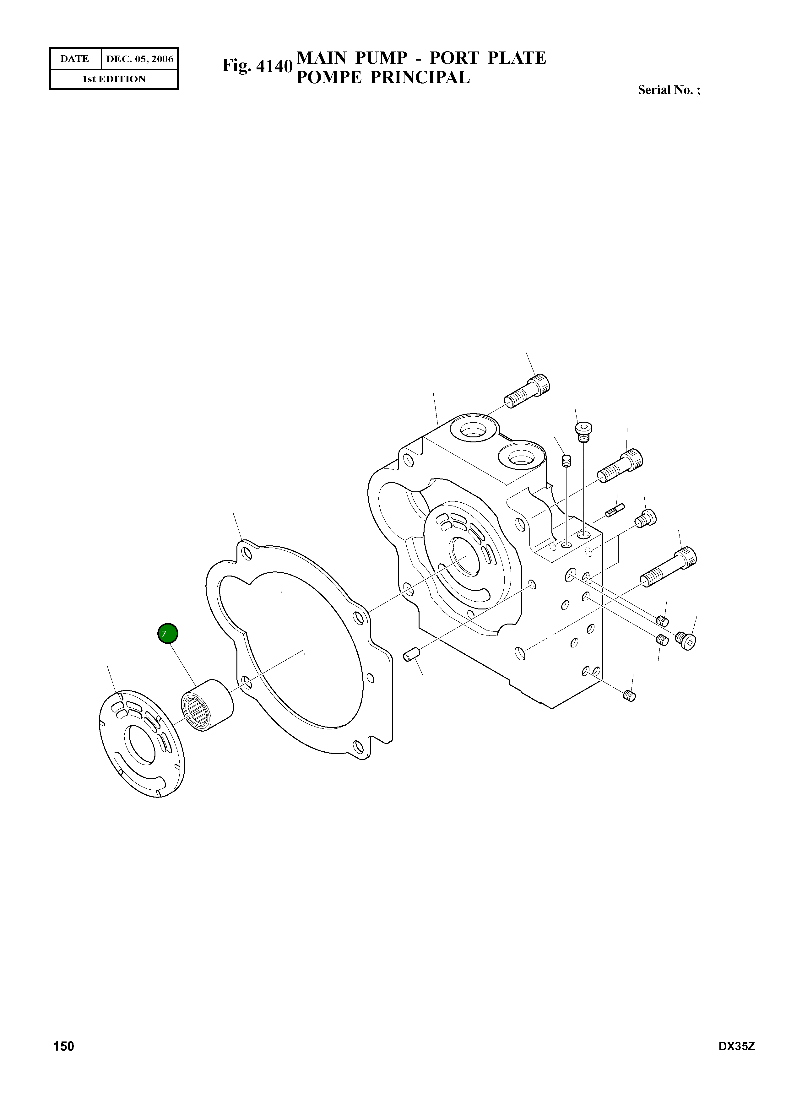 Подшипник K9003819 Komatsu