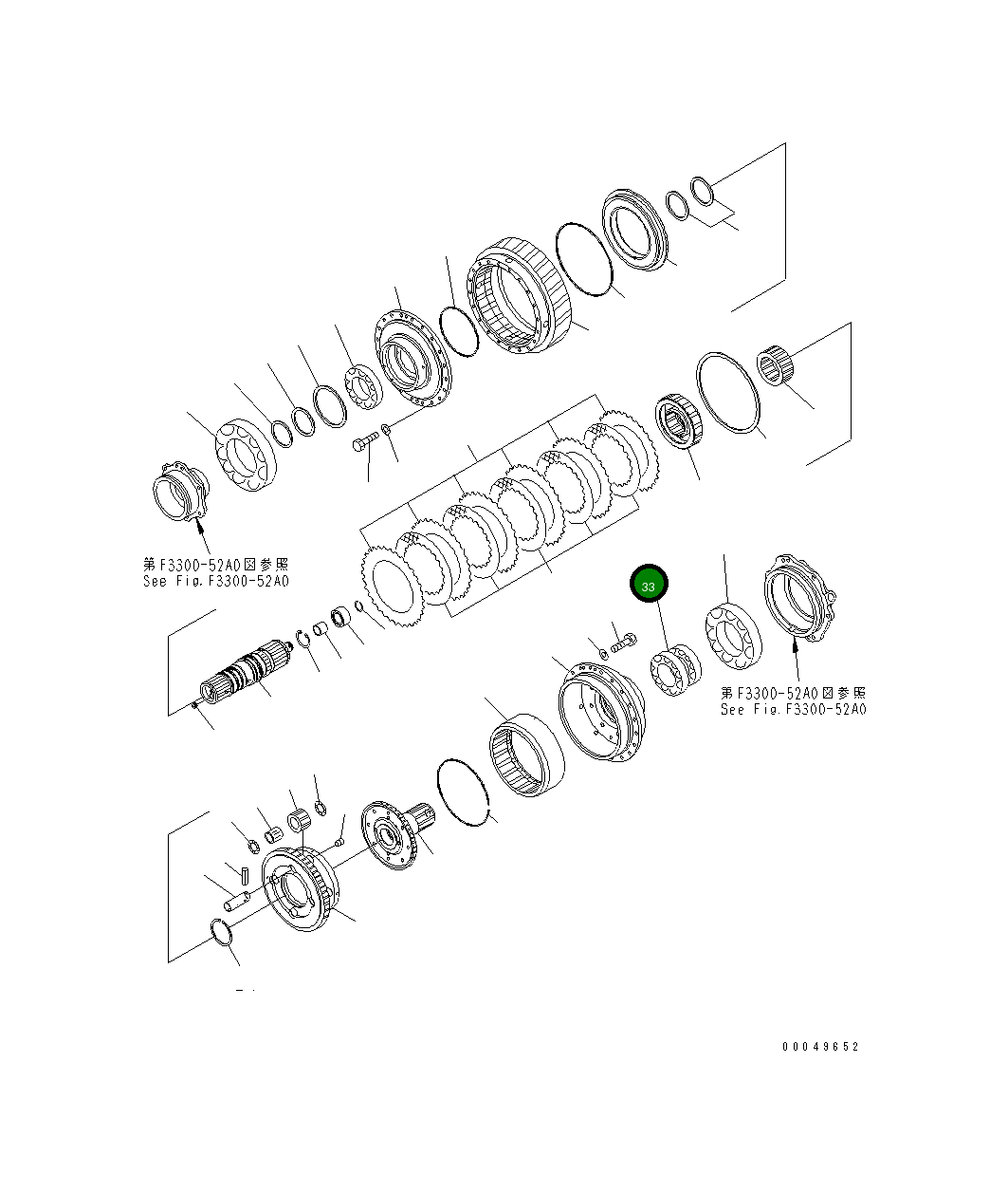 Подшипник 56E-15-19291  Komatsu