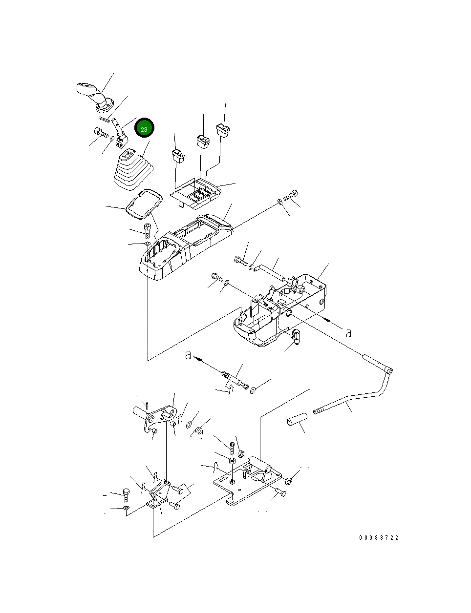 Рычаг 22F-43-31870 Komatsu