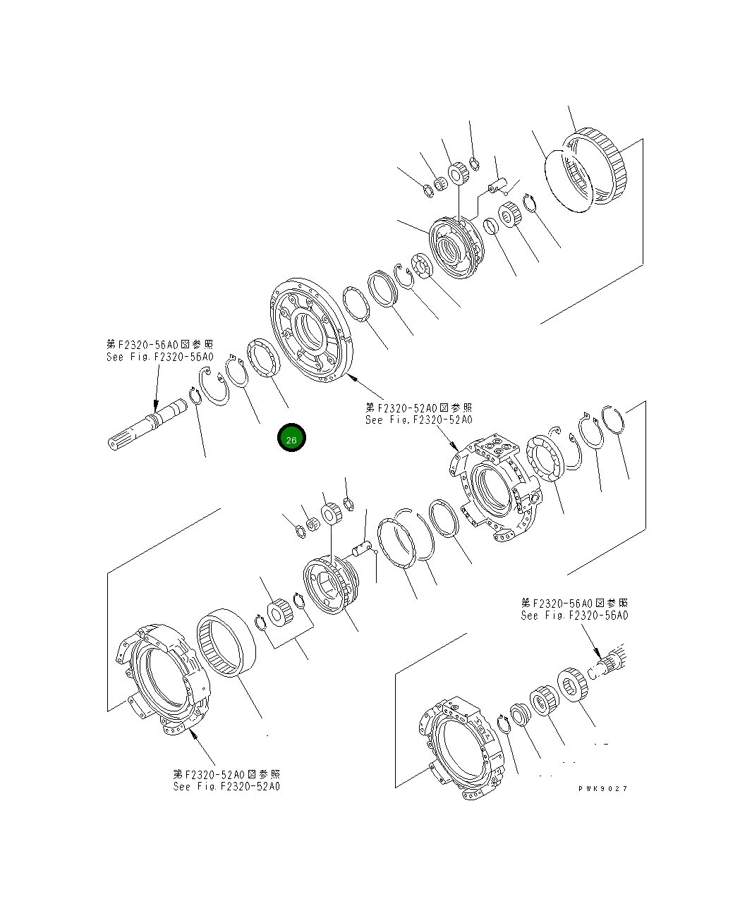 Подшипник 06030-06922 Komatsu
