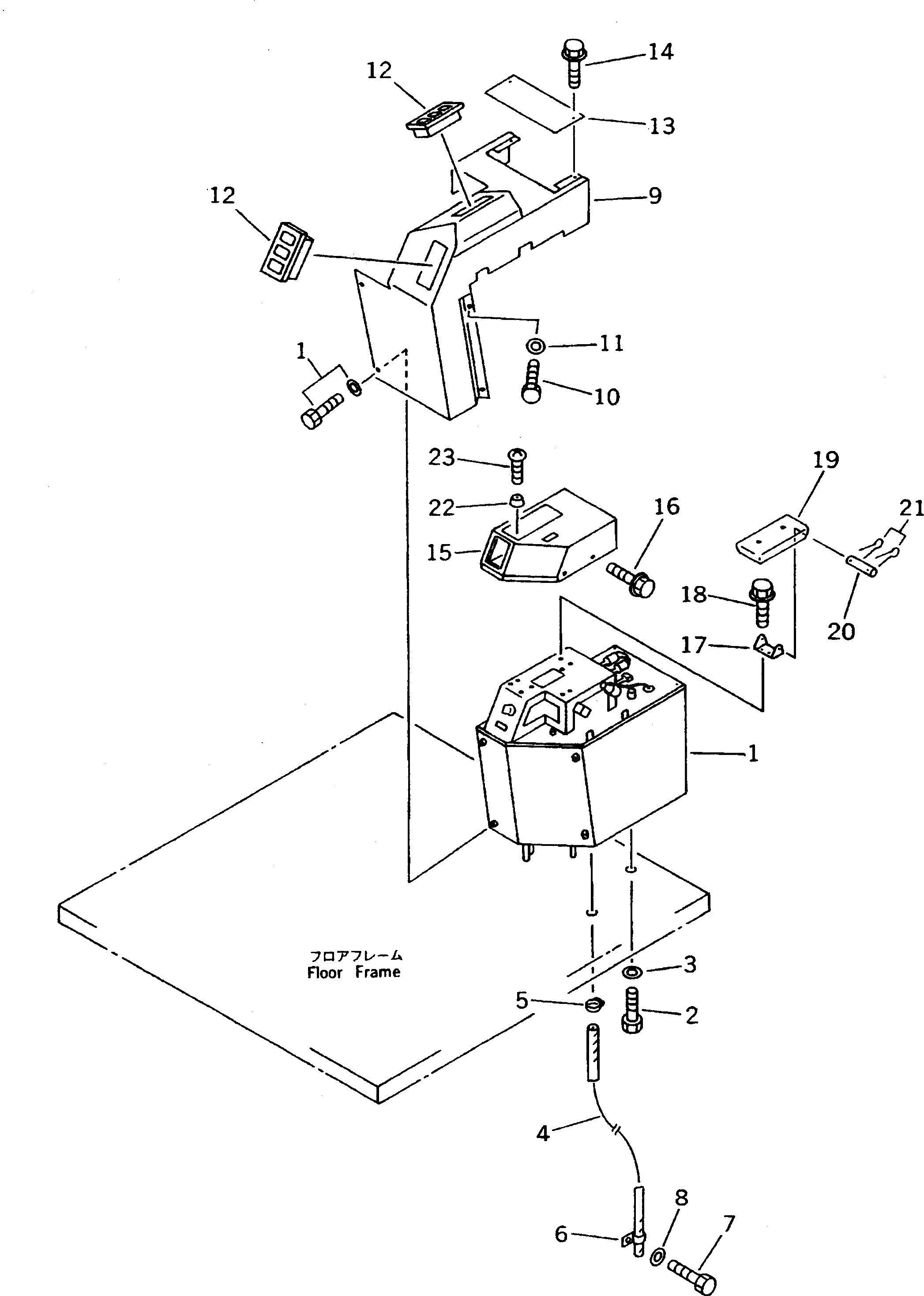Крышка 425-54-12671  Komatsu