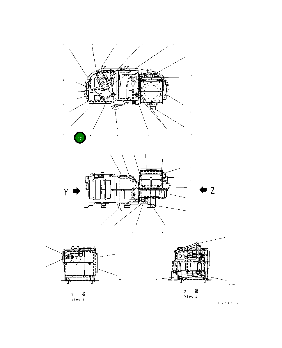 Рычаг DK521082-7201  Komatsu