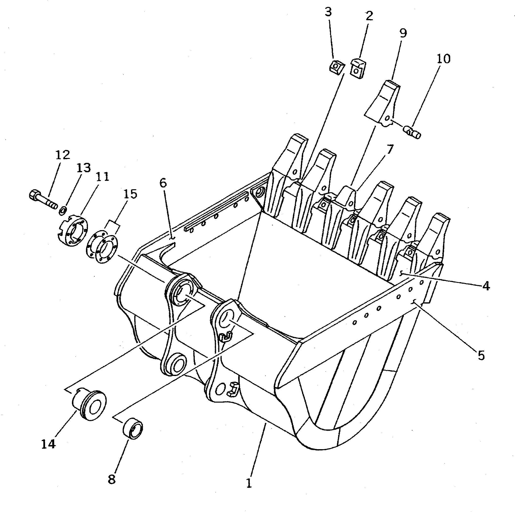Крышка 209-939-5421 Komatsu