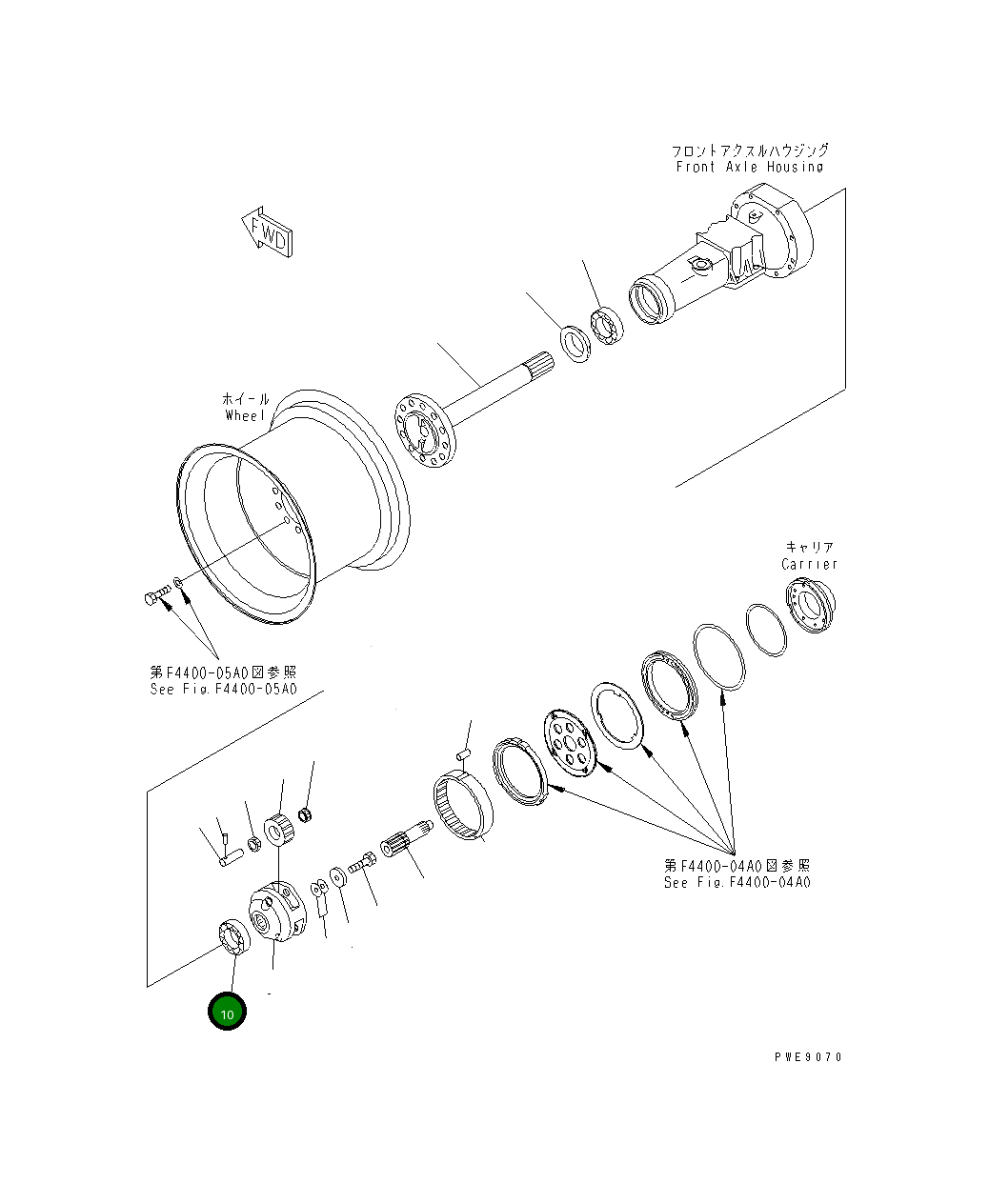 Подшипник 415-22-22820 Komatsu