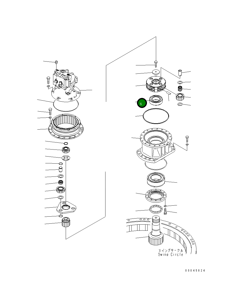 Подшипник 20Y-26-22331  Komatsu