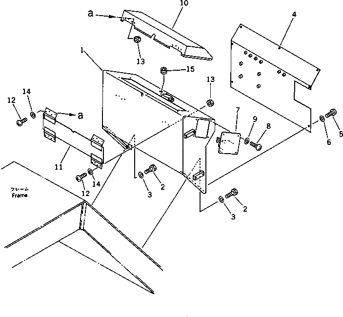 Крышка 262-54-51171 Komatsu