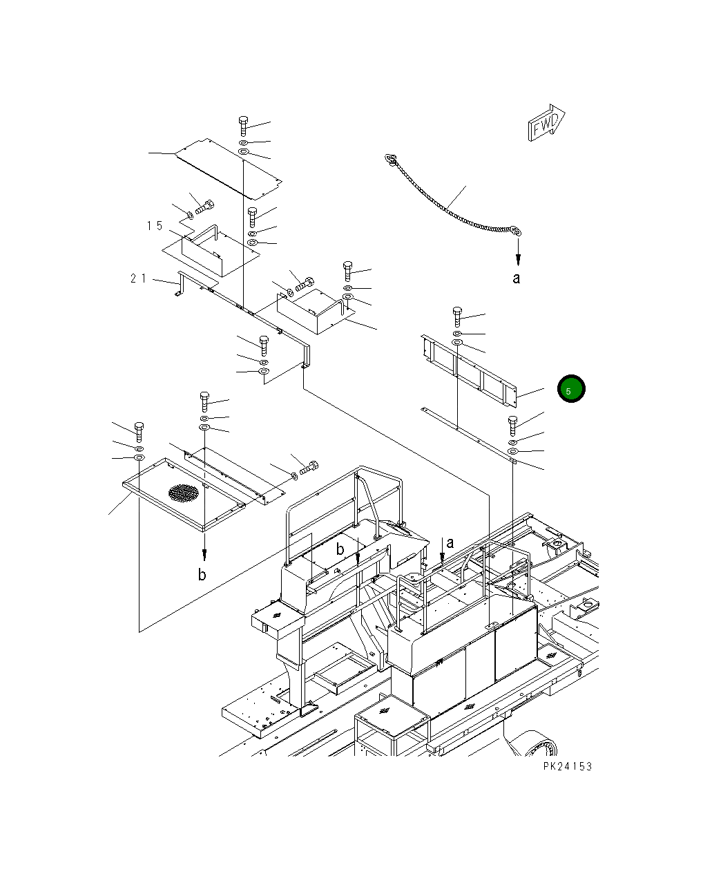 Крышка 8248-54-1851  Komatsu