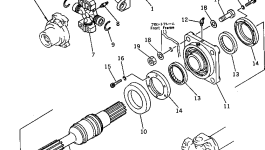 Фланцевый подшипник в сборе 419-20-15112 Komatsu