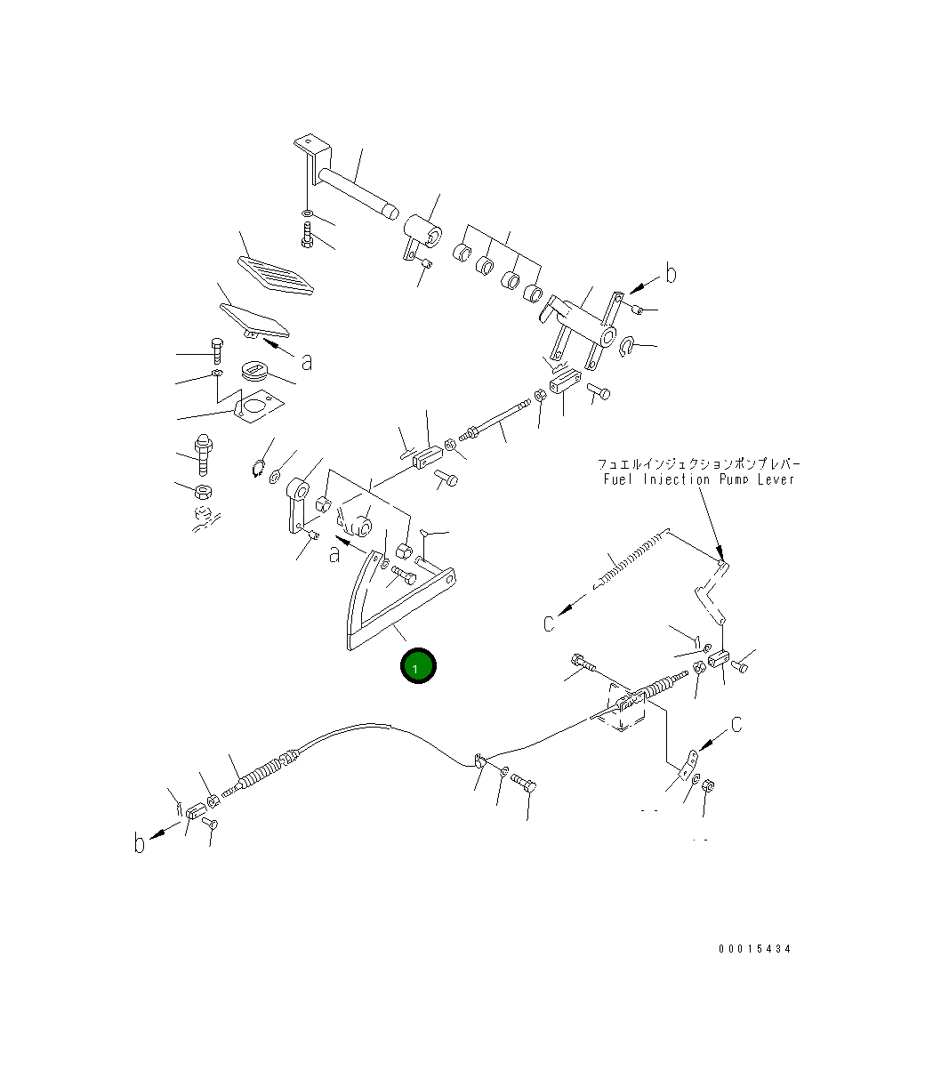 Рычаг 23F-43-22130 Komatsu