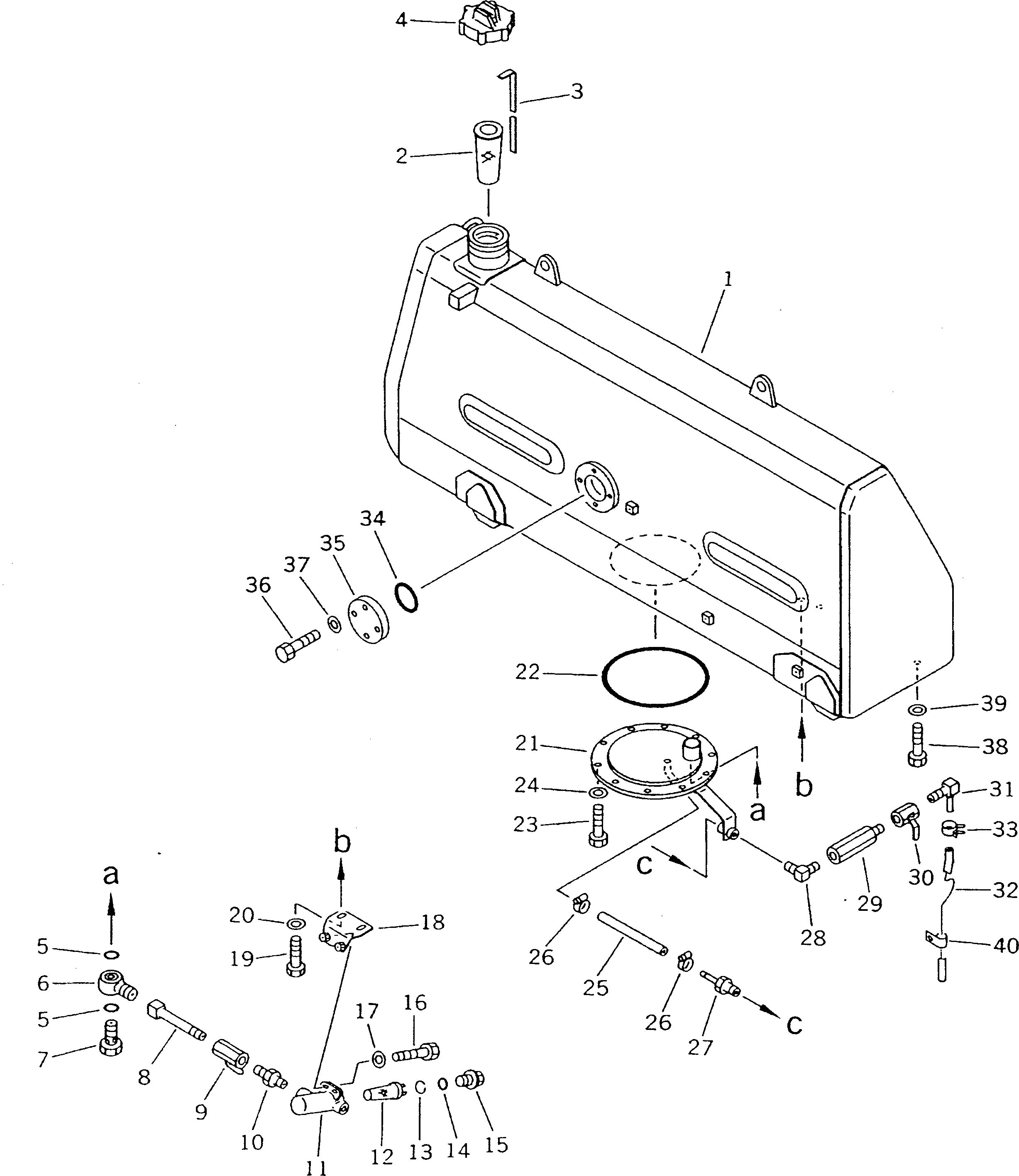 Крышка 15A-04-11110  Komatsu