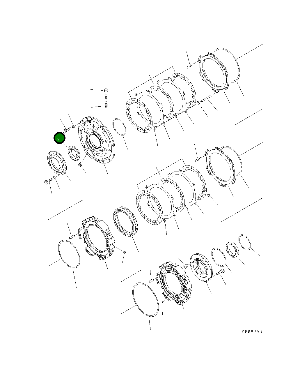 Подшипник 06003-06020 Komatsu