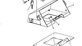 Крышка 423-978-1111  Komatsu