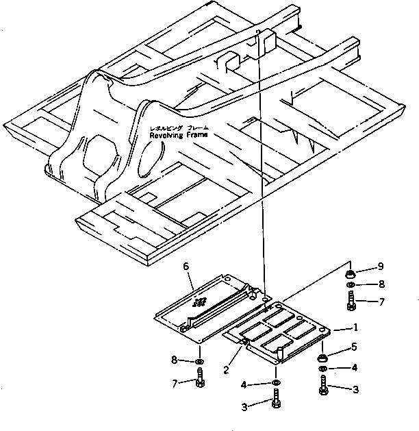 Крышка 20Y-54-12525 Komatsu