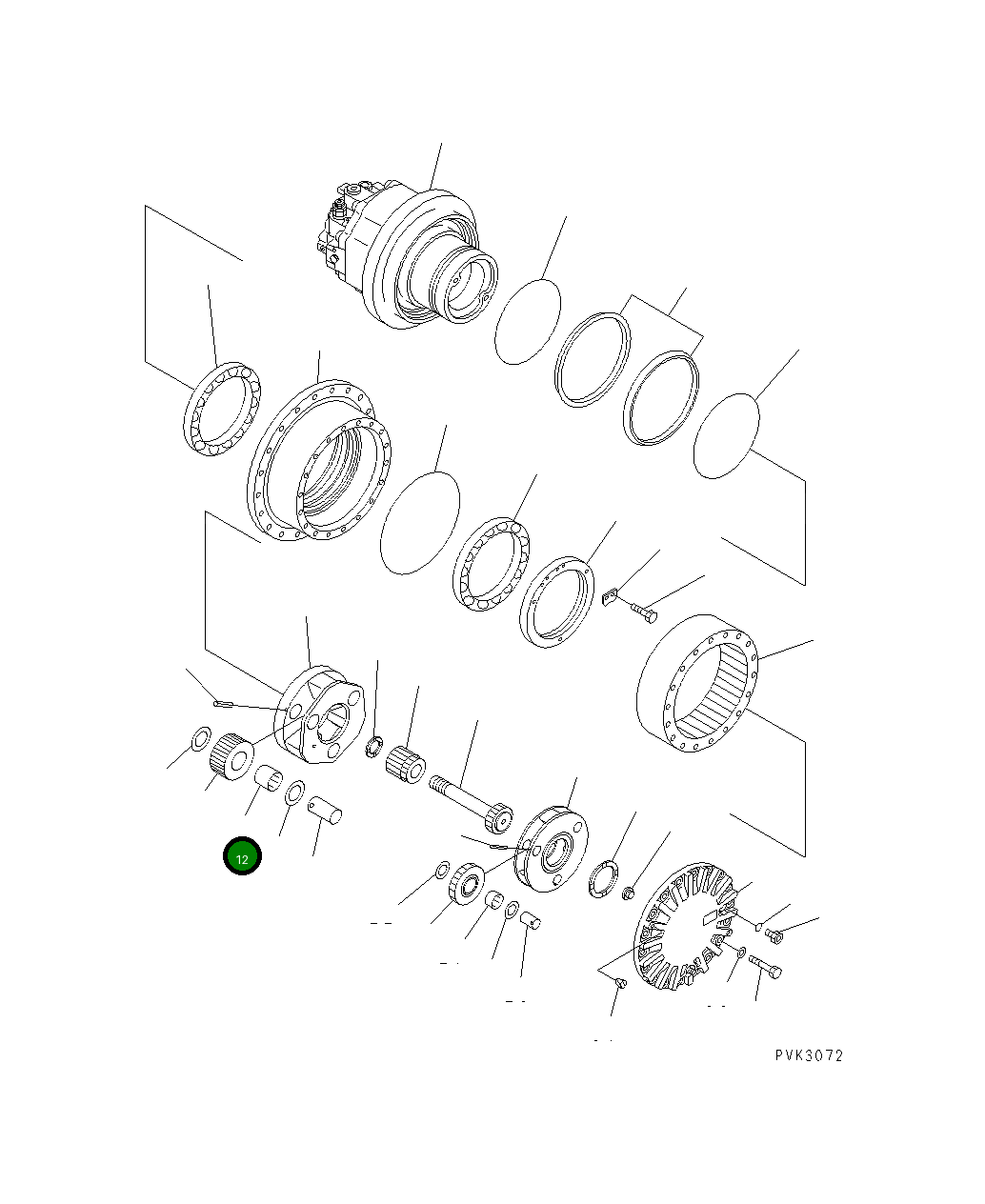 Подшипник 20Y-27-21270 Komatsu