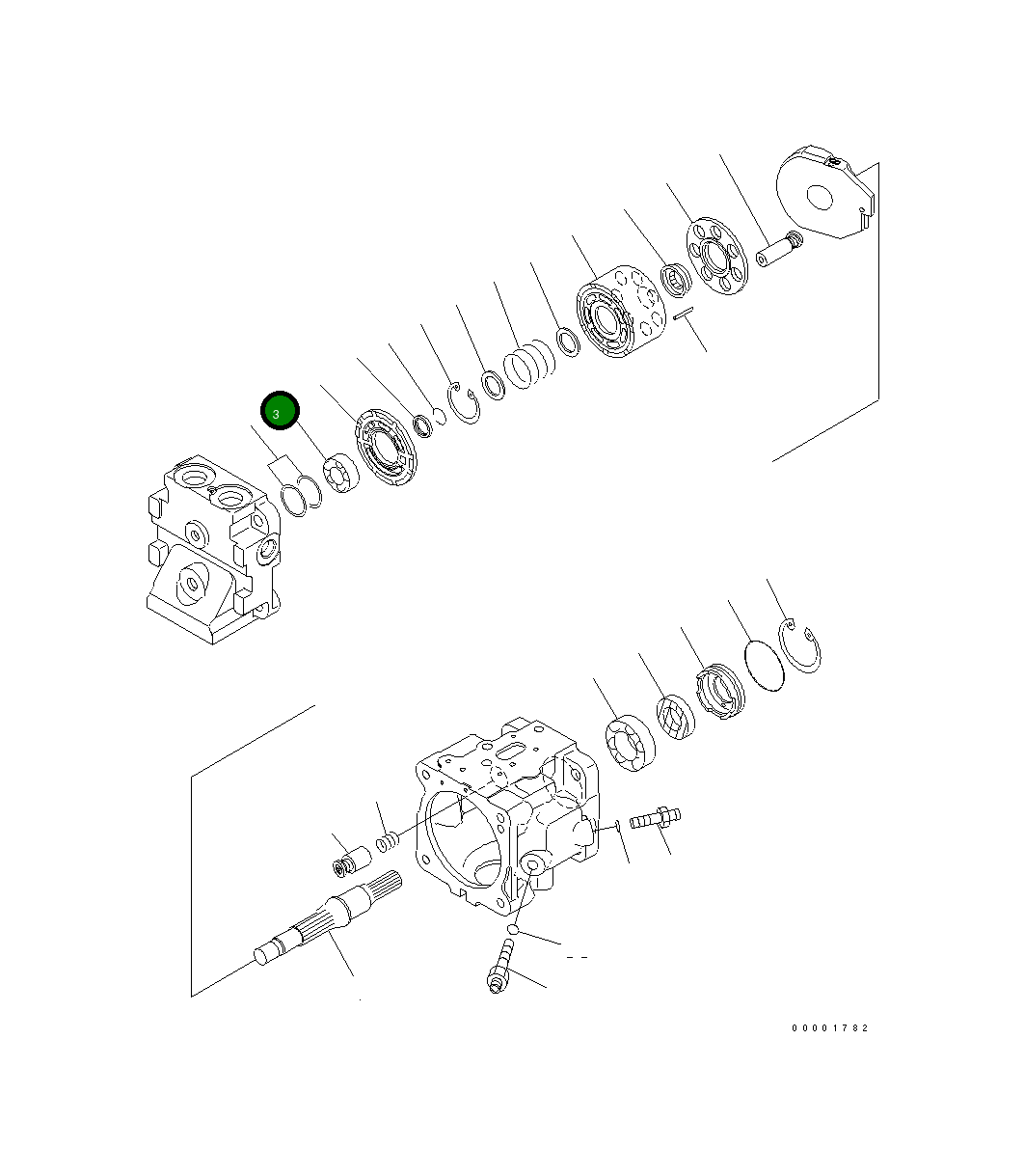 Подшипник 708-1S-12260 Komatsu
