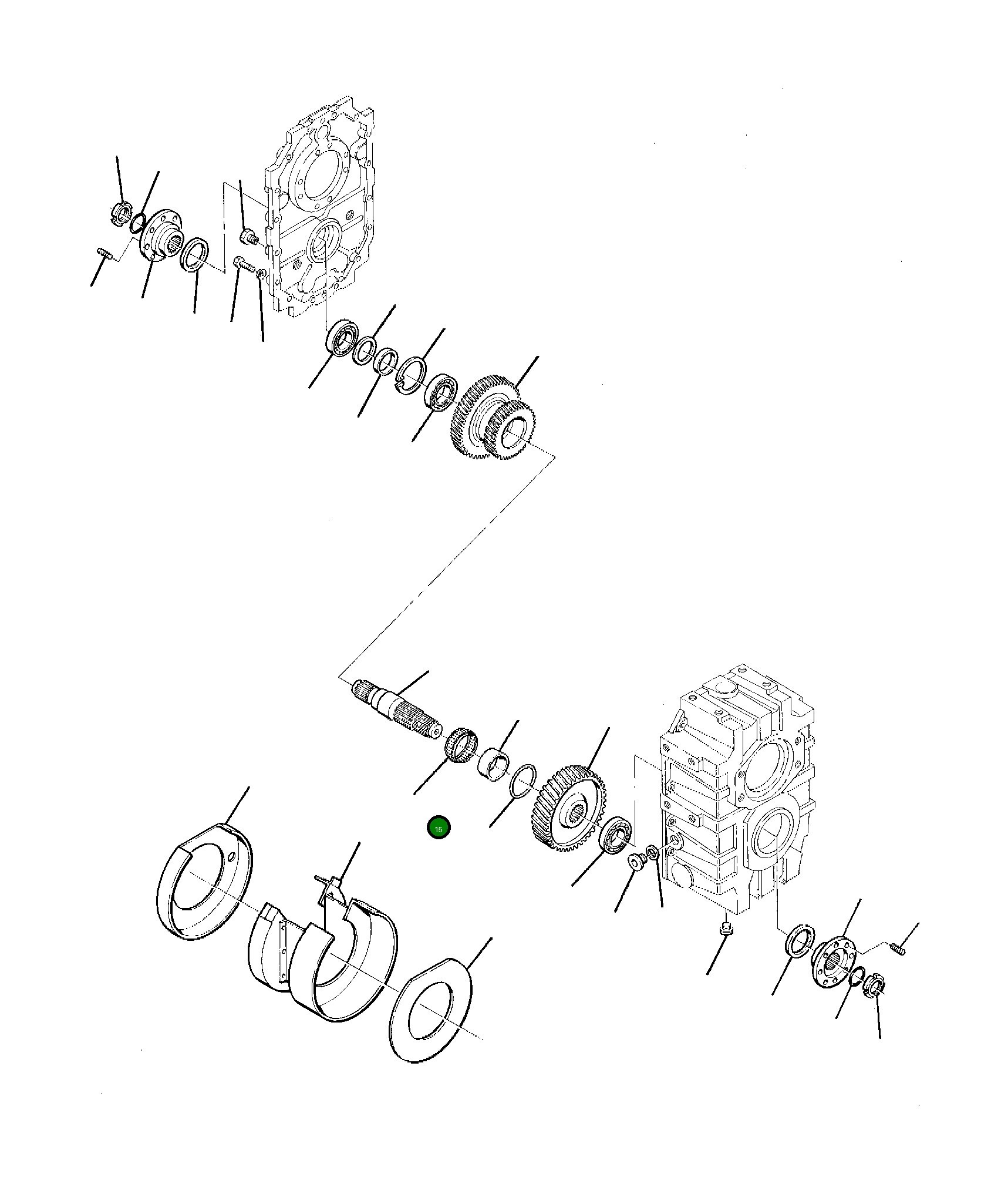 Подшипник 21D-14-11510 Komatsu
