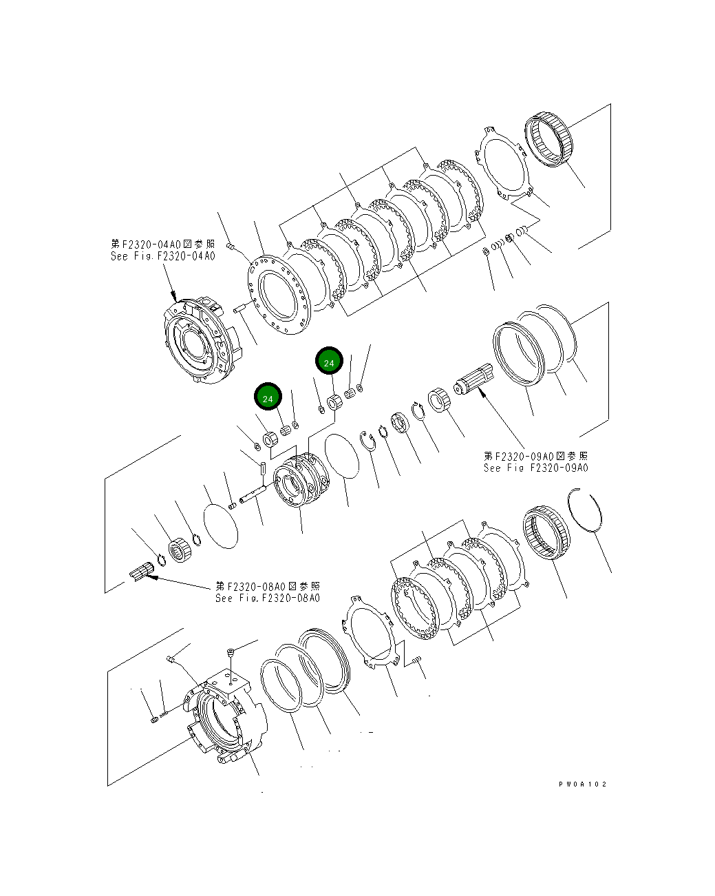 Подшипник 124-15-59420 Komatsu
