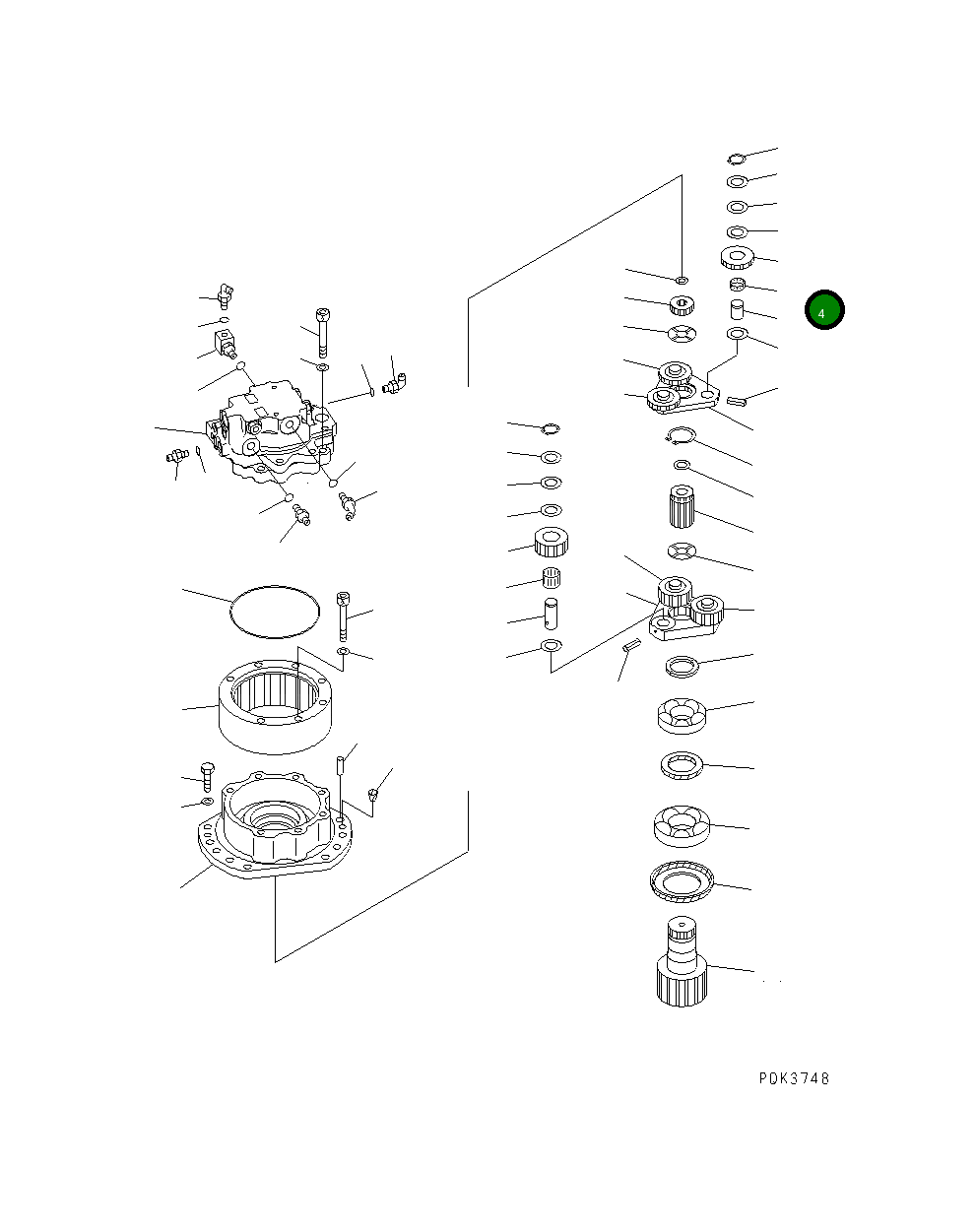 Подшипник 20T-26-81430 Komatsu