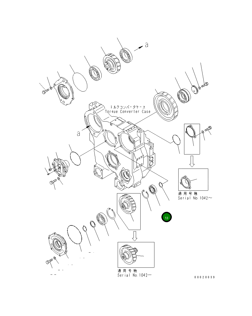 Подшипник 06032-00211 Komatsu