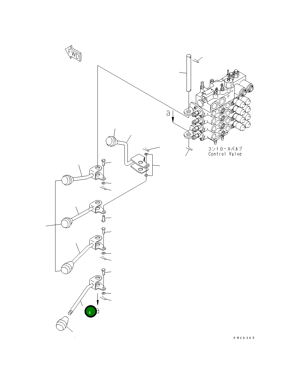 Рычаг MH355-3218800 Komatsu