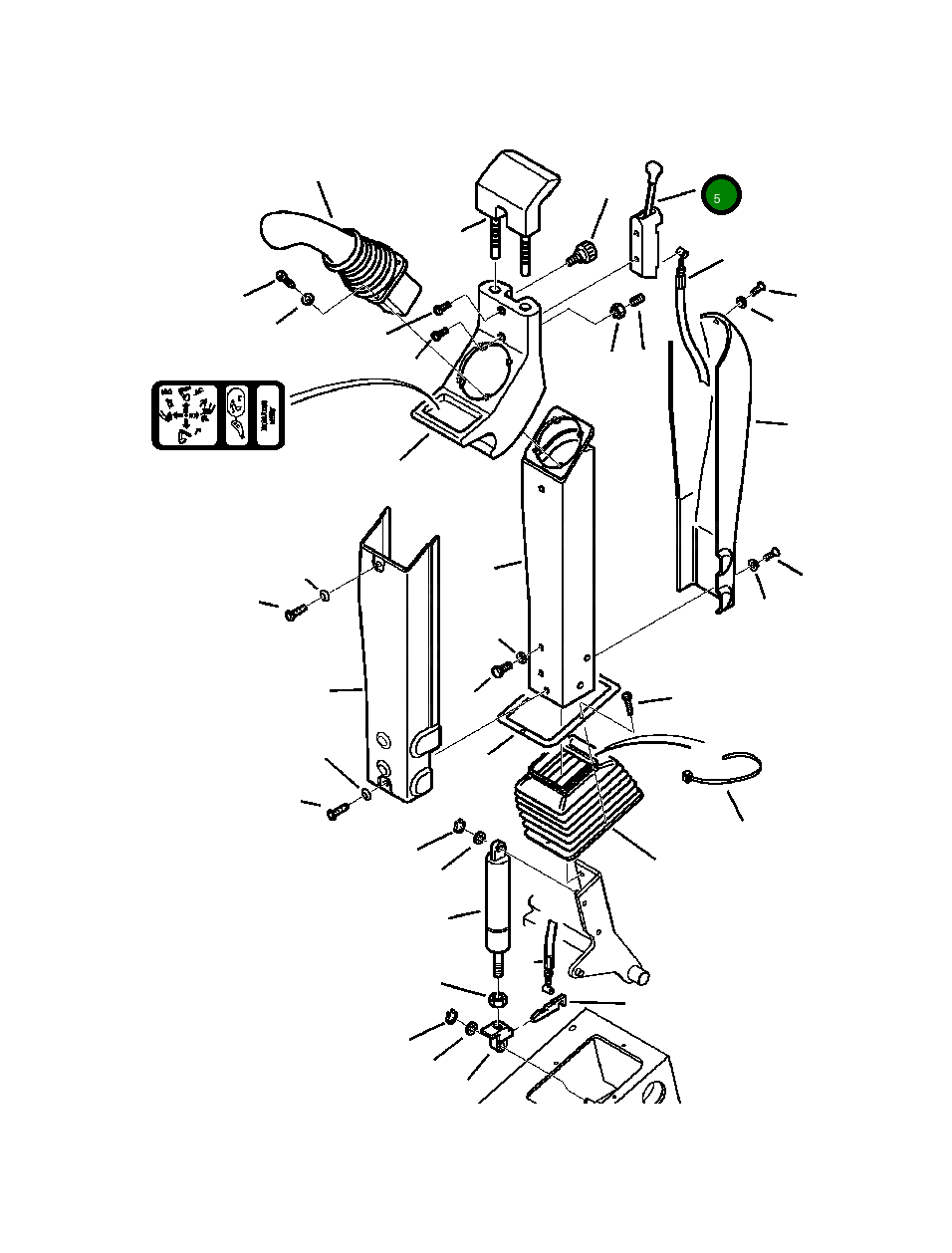 Рычаг 2938-54-2320 Komatsu