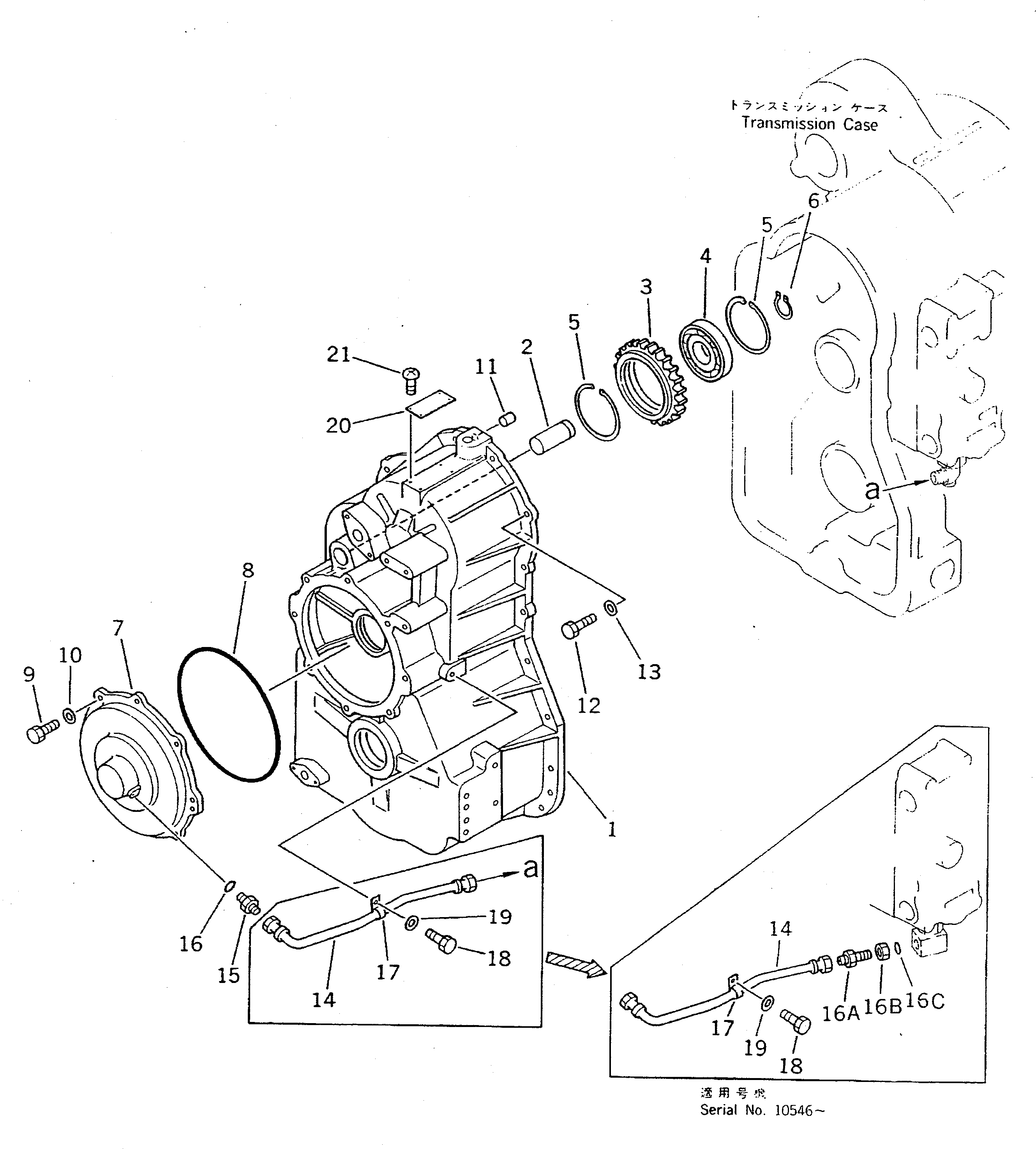 Крышка 415-15-18210 Komatsu
