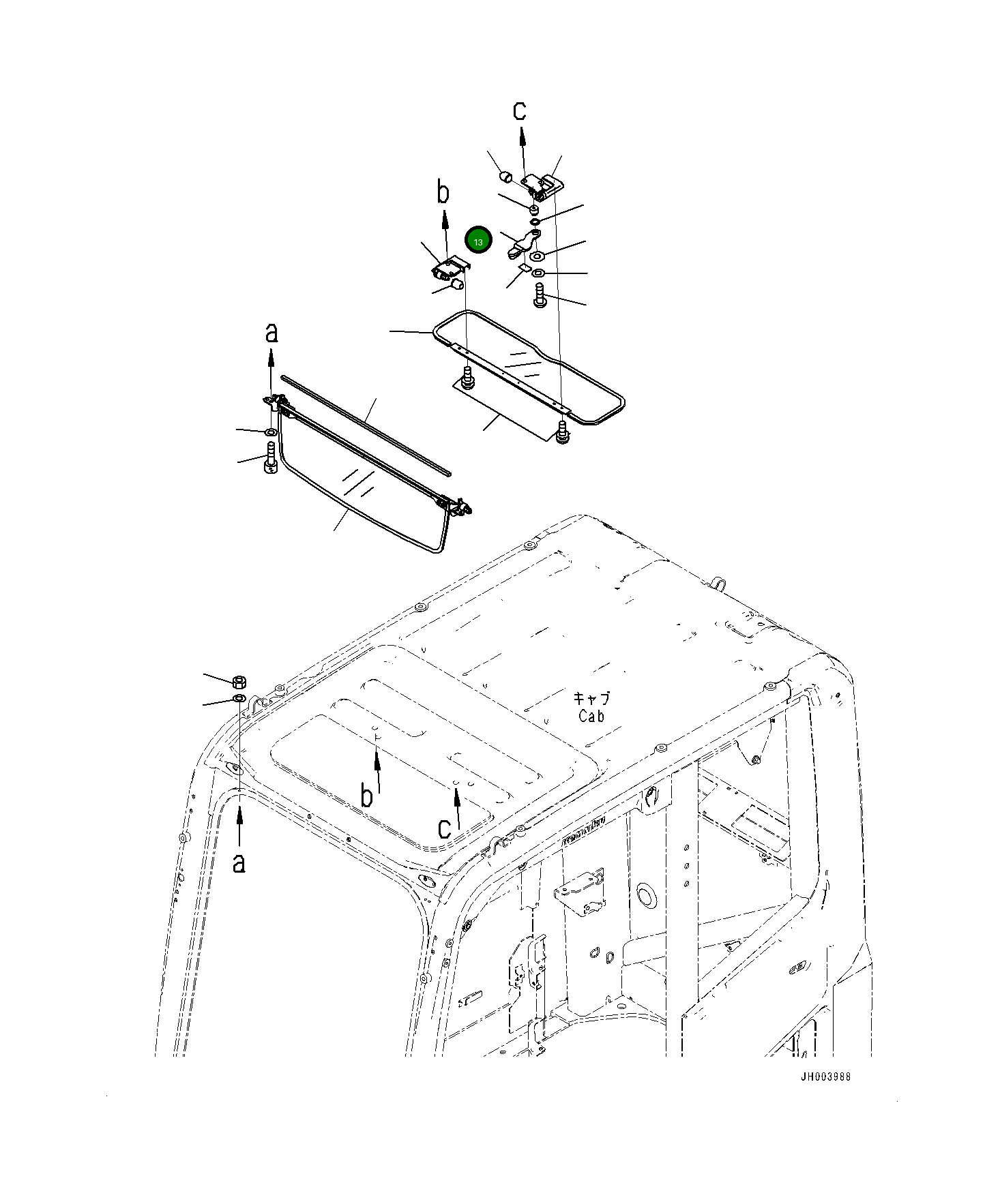 Рычаг 20Y5452961 Komatsu